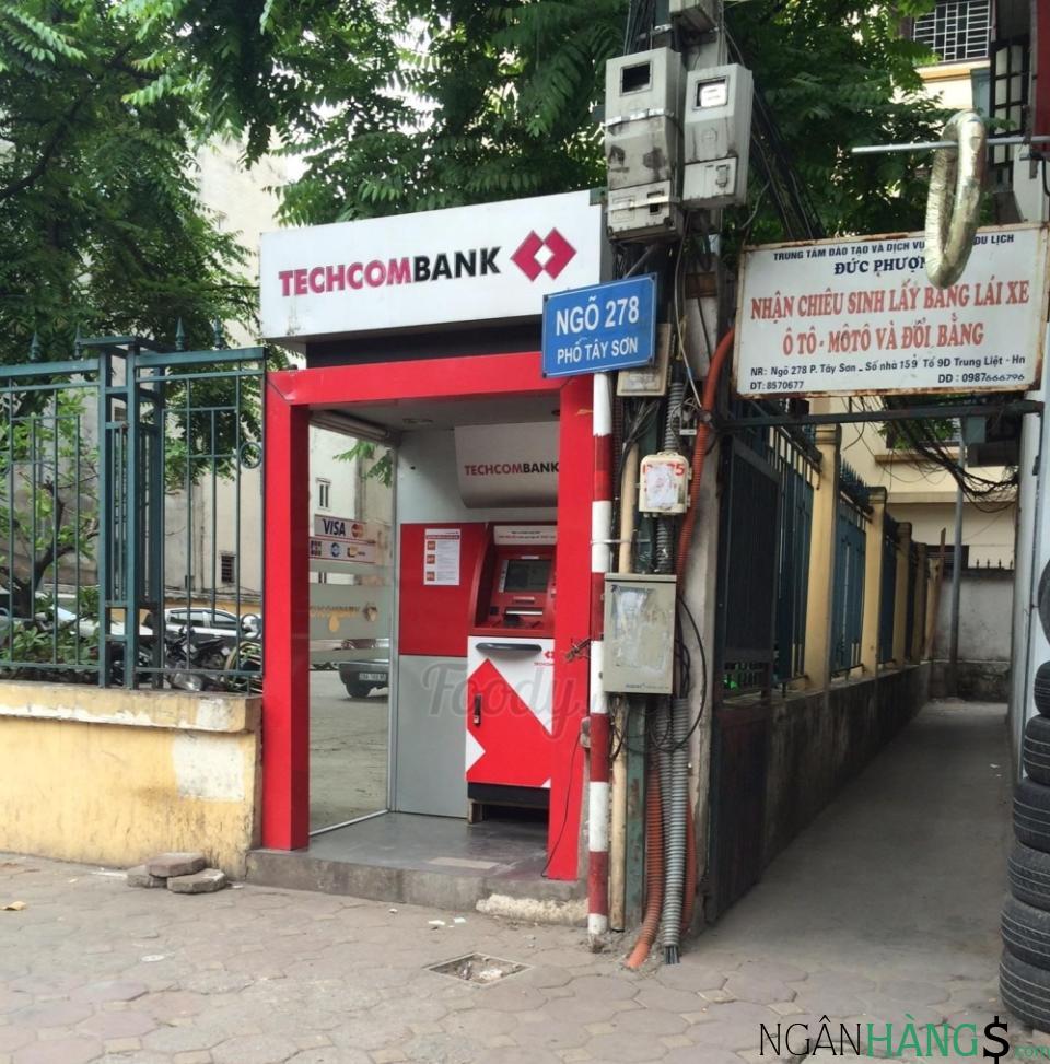 Ảnh Cây ATM ngân hàng Kỹ Thương Techcombank Công ty CP Tập đoàn Silrang Enectroics 1